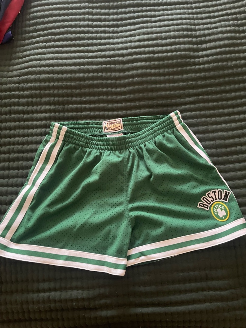 Mitchell & Ness Boston Celtics Green Womens Athletic Shorts